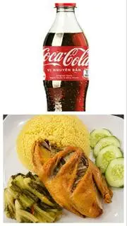 Hình ảnh Cơm chiên ức gà - gà ta - kèm coca