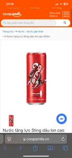 Hình ảnh Sting đỏ