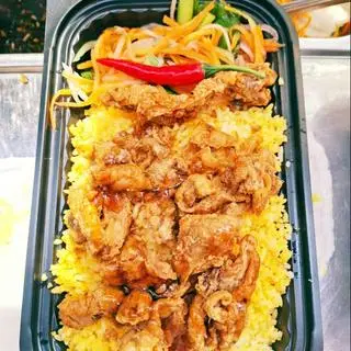 Hình ảnh Cơm da gà chiên giòn 
