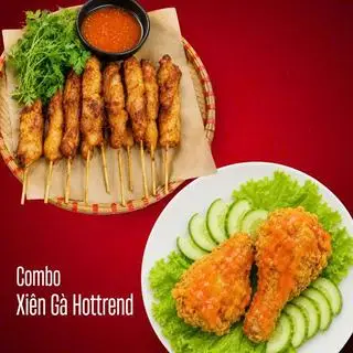 Hình ảnh Combo Xiên Gà Hottrend