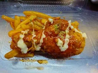 Hình ảnh Gà Rán Sốt Cay Hàn Quốc