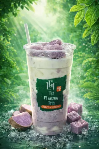 Hình ảnh LATTE SỐT KHOAI MÔN