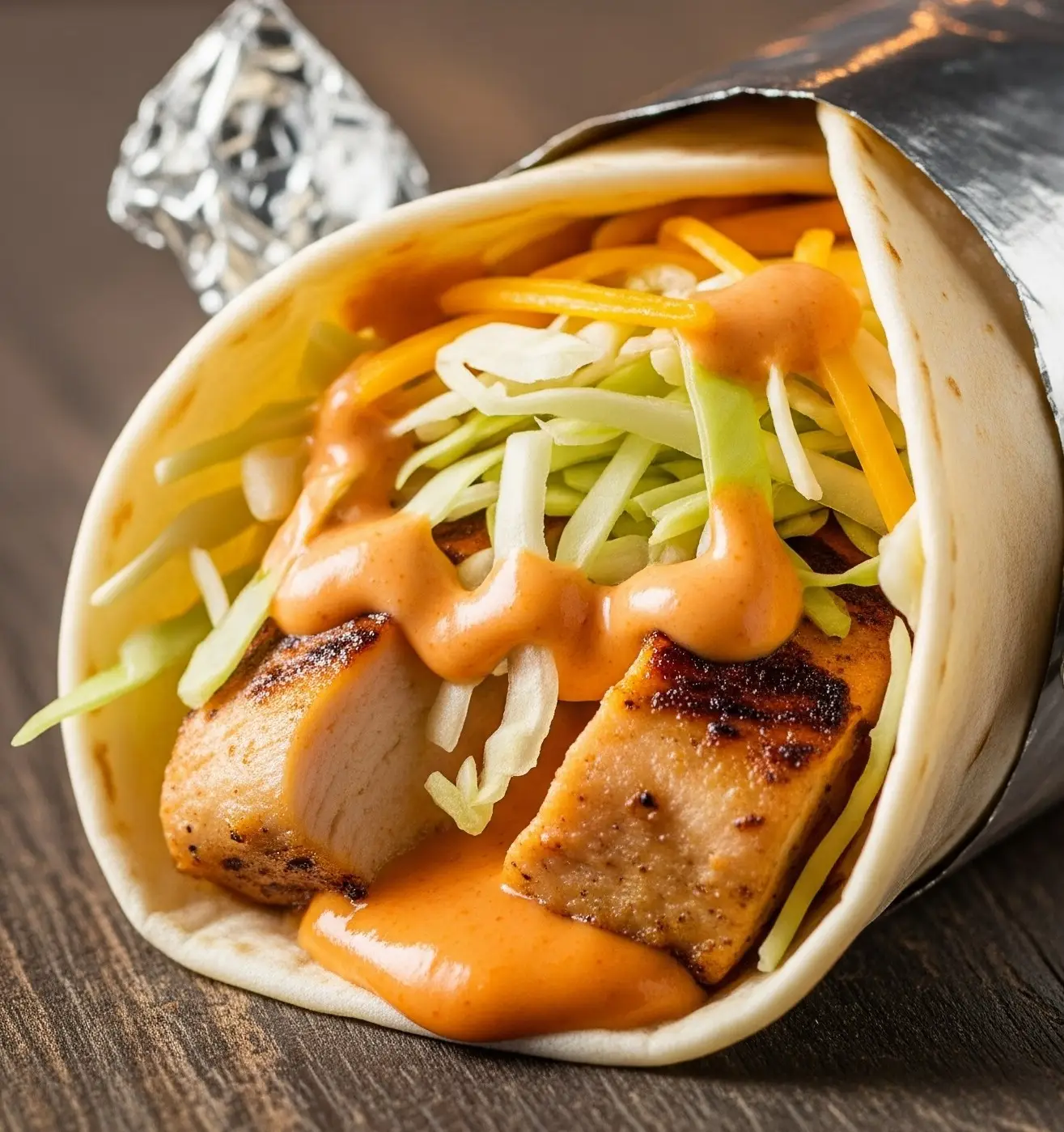 Hình ảnh (~260g) Tacos Gà Nướng + Phô Mai Mozzarella 