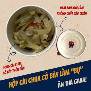 Hình ảnh Hộp cải chua cô Bảy làm - "Bự"