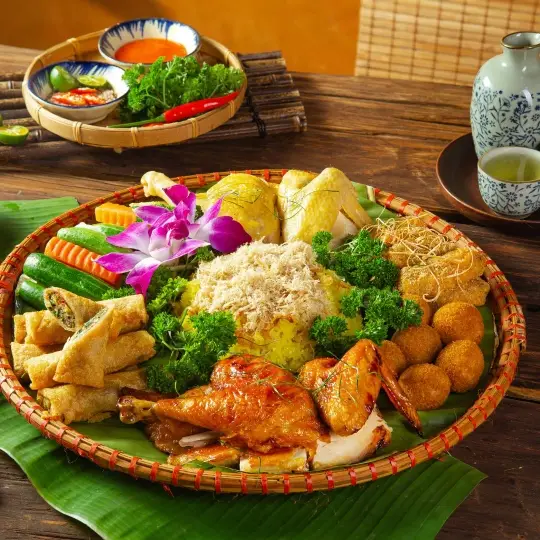 Hình ảnh Mẹt gà 7 món đặc biệt
