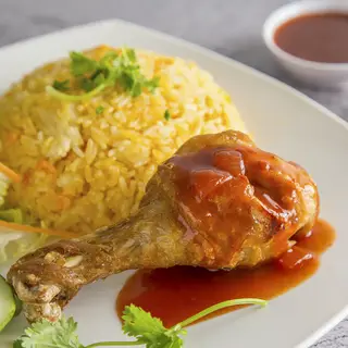 Hình ảnh Cơm rang đùi gà