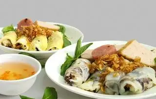 Hình ảnh bánh cuốn trứng 
