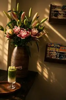 Hình ảnh Matcha latte dừa