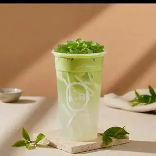 Hình ảnh Nước Dừa Tươi Matcha Lá Dứa - Size L : 700ml