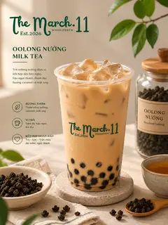 Hình ảnh Trà Sữa Oolong Nướng