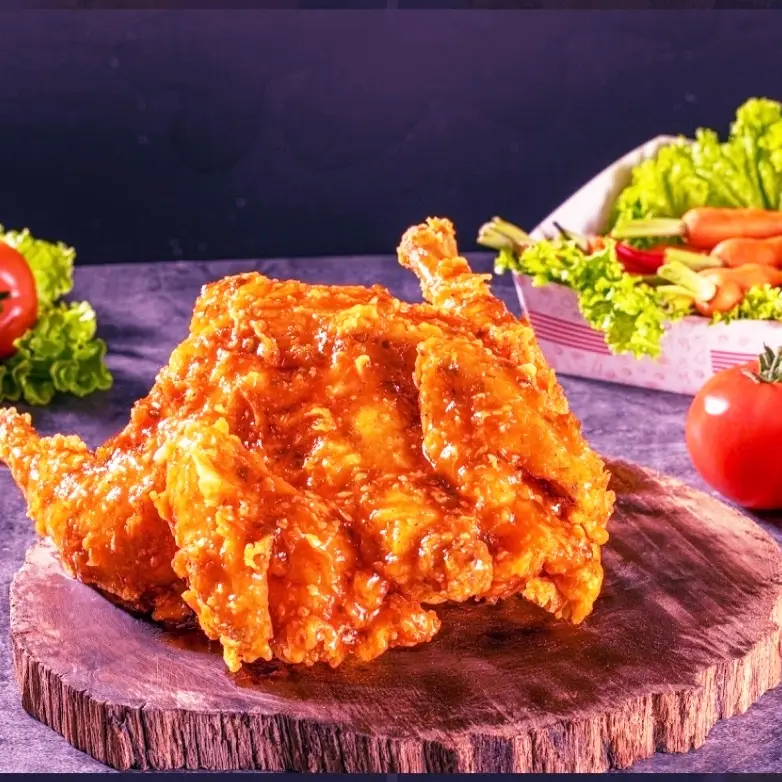 Hình ảnh Gà nguyên con sốt chua ngọt