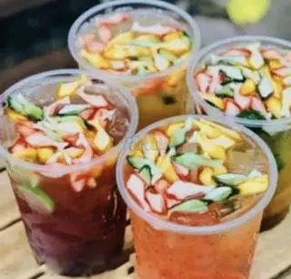 Hình ảnh trà tắc thạch cá