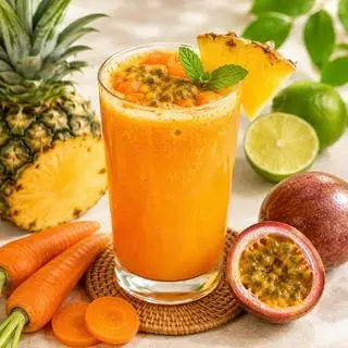 Hình ảnh Nước ép Cà rốt mix Chanh dây nguyên chất 100%