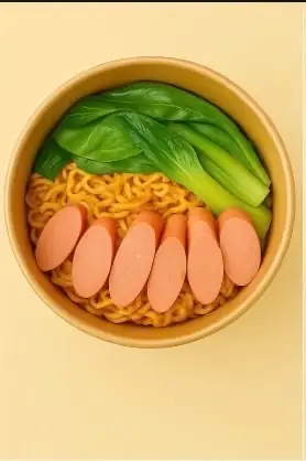 Hình ảnh Mì Trộn Xúc Xích