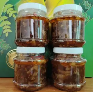 Hình ảnh Kho quẹt tôm khô thịt ba chỉ - Hủ 250gr