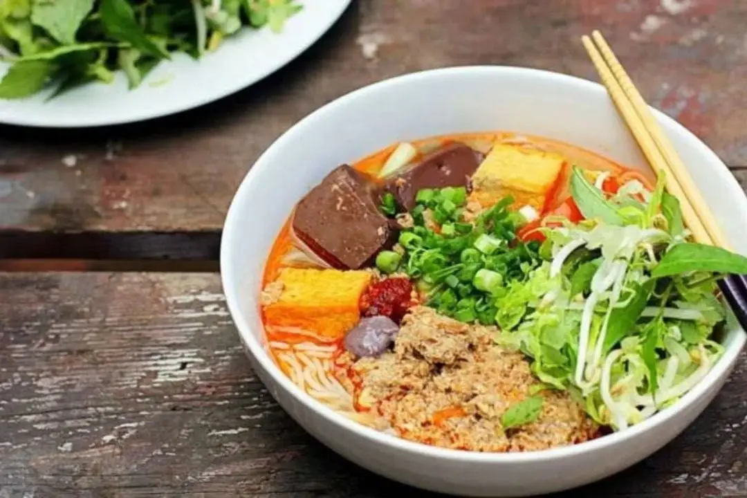 Hình ảnh bún riêu đặc biệt