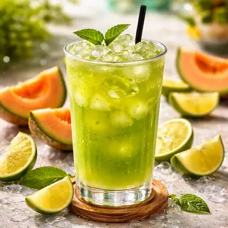 Hình ảnh  Trà chanh dưa lưới