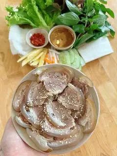 Hình ảnh Bò tơ cuốn bánh tráng
