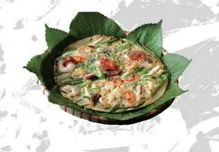 Hình ảnh Bánh xèo hành hải sản - Korean pancake