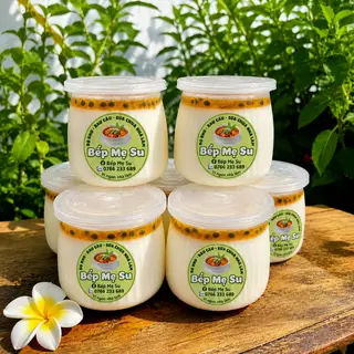 Hình ảnh Sữa chua Chanh dây dẻo mịn nhà làm ( 2 hộp )