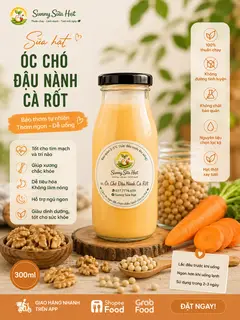 Hình ảnh Sữa Óc Chó Đậu Nành Cà Rốt