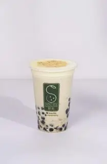 Hình ảnh Trà Sữa Hoa Mẫu Đơn Kem Trứng - Egg cream peony milk tea