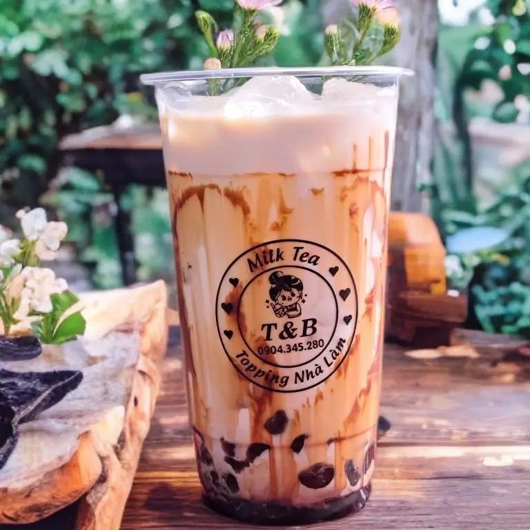 Hình ảnh Sữa tươi trân châu đường đen