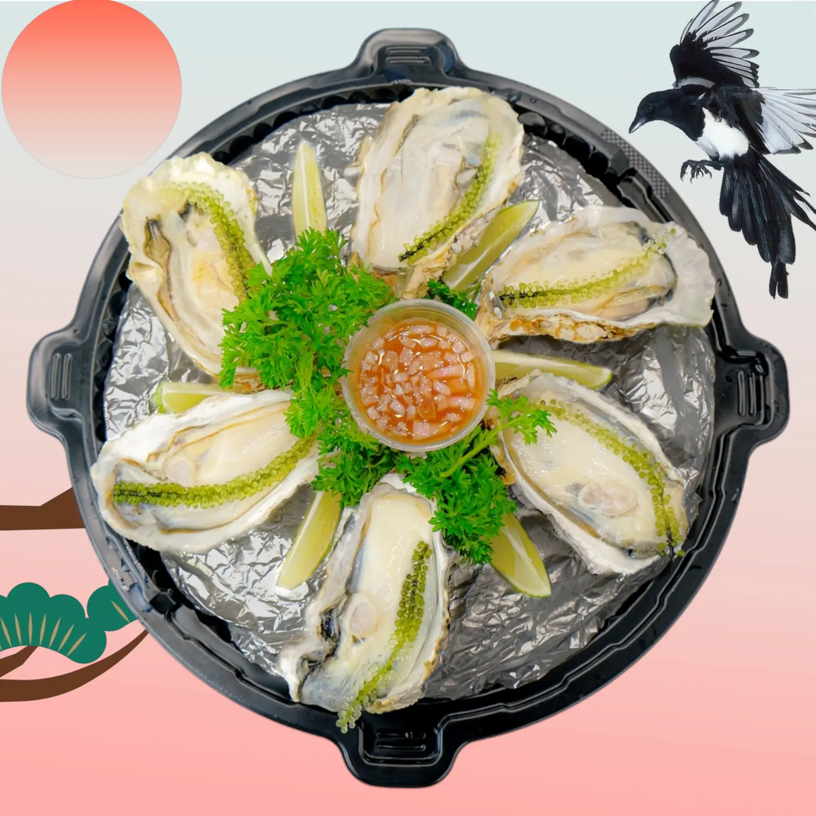 Hình ảnh Hàu Sống Tái Chanh - 6 Con