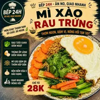 Hình ảnh Mì xào rau trứng