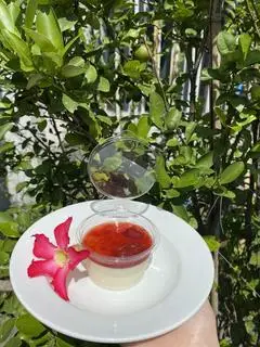 Hình ảnh Panna cotta vị dâu
