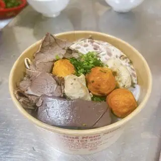Hình ảnh Combo Bún Bò Huế không móng thay bằng mọc + 5 quẩy