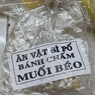 Hình ảnh bánh tráng muối béo