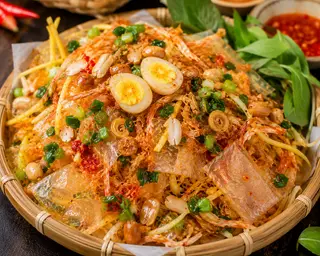 Hình ảnh bánh tráng thập cẩm đầy đủ 