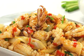 Hình ảnh Mực xào sa tế