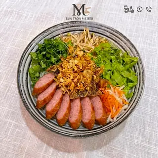 Hình ảnh Bún trộn xúc xích