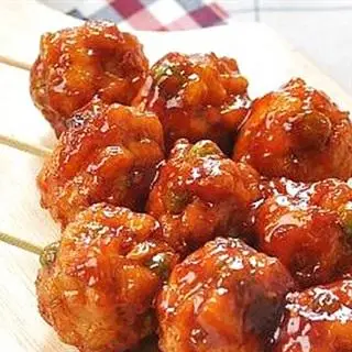 Hình ảnh gà viên sốt cay ngon cay cay