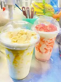 Hình ảnh Sữa Tươi Chuối Sấy Giòn