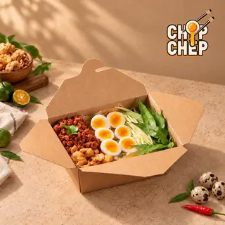Hình ảnh Bánh tráng trộn THỊT XÀO MẮM RUỐC (phần 1-2 người)