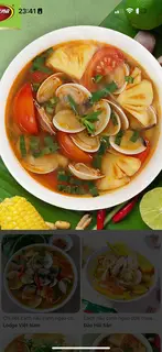 Hình ảnh canh chua ngao 