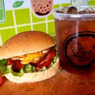 Hình ảnh Hamburger xúc xích trứng