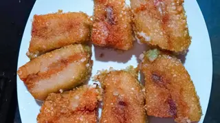 Hình ảnh bánh chưng rán ngon