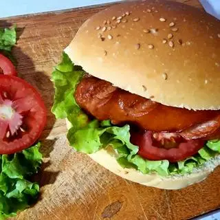 Hình ảnh Hamburger Xúc Xích Đức 