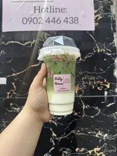Hình ảnh Matcha latte dâu