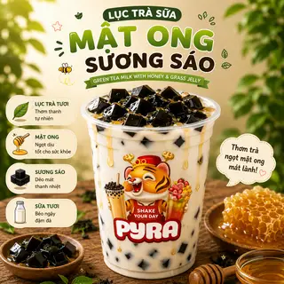 Hình ảnh Lục trà sữa mật ong