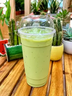 Hình ảnh Trà sữa thái xanh