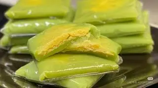 Hình ảnh 10 cái bánh cốm Hàng Than