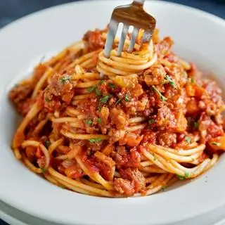 Hình ảnh Mì Ý sốt Bò Spaghetti Bolognese Size M