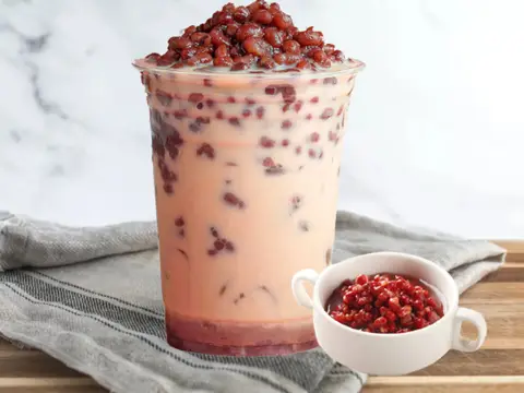 Hình ảnh Trà Sữa Đậu Đỏ  7/7 Lễ Thất Tịch