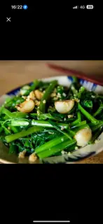 Hình ảnh Rau muống xào tỏi