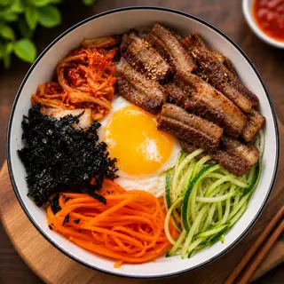Hình ảnh Cơm Trộn Thịt Bò 